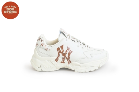 MLB Korea BigBall Chunky Monogram New York Yankees Brown (M) - 3ASHBMN3N-50IVS 