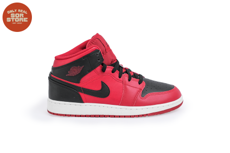 Nike Air Jordan 1 Mid ‘Reverse Bred’ - 554724-660